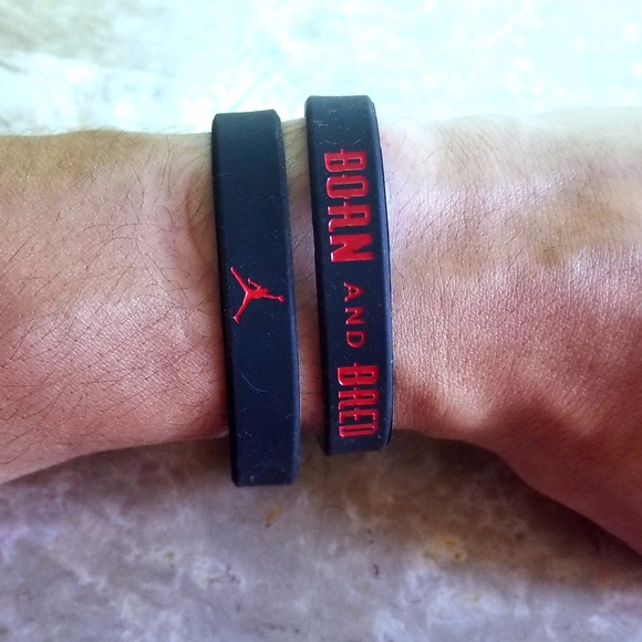 Air Jordan Silicone Wristbands Bracelet 4 Piece - Picture 13 of 14